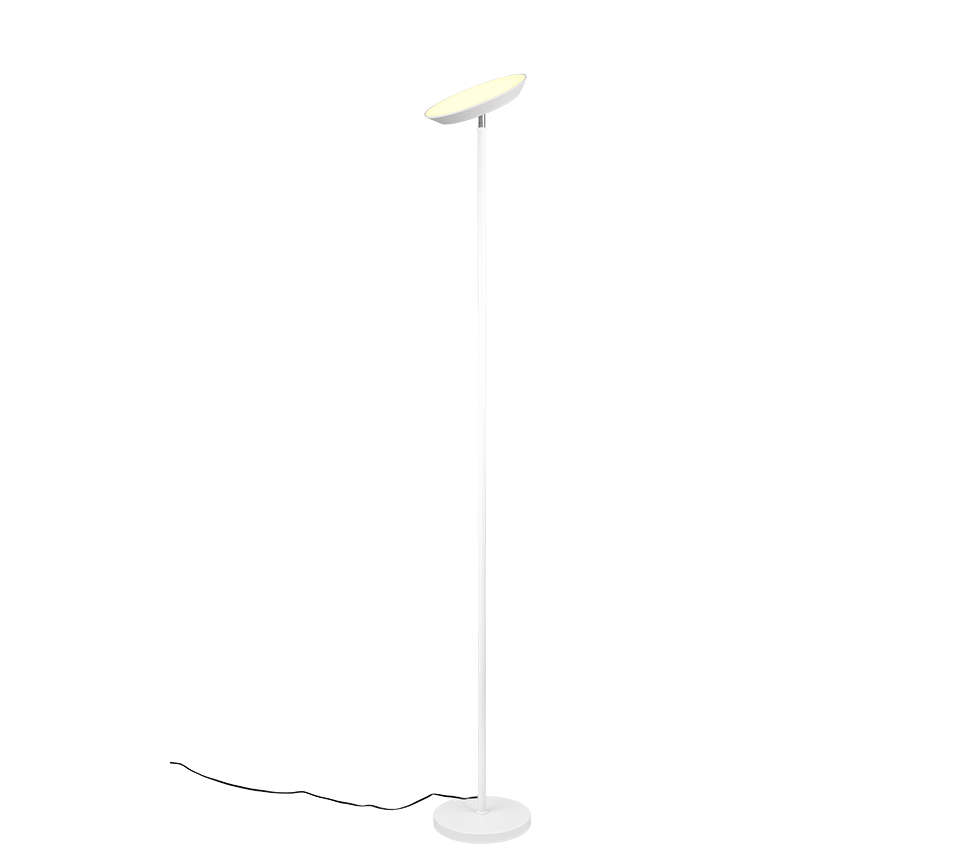 SPECTER | Floor lamp | White mat | Metal
