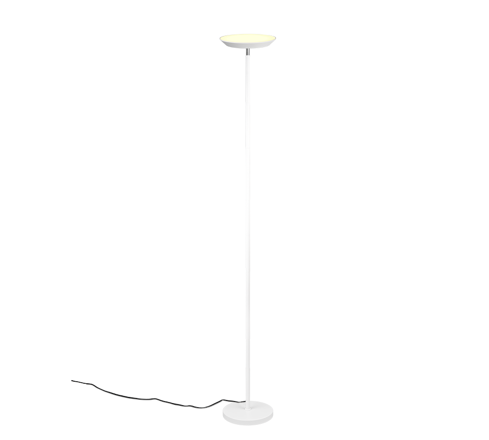 SPECTER | Floor lamp | White mat | Metal