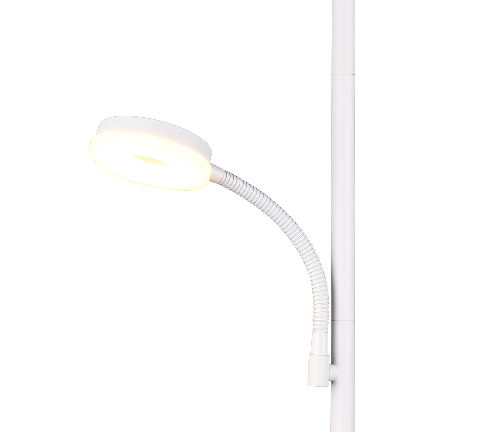 SPECTER | Floor lamp | White mat | Metal