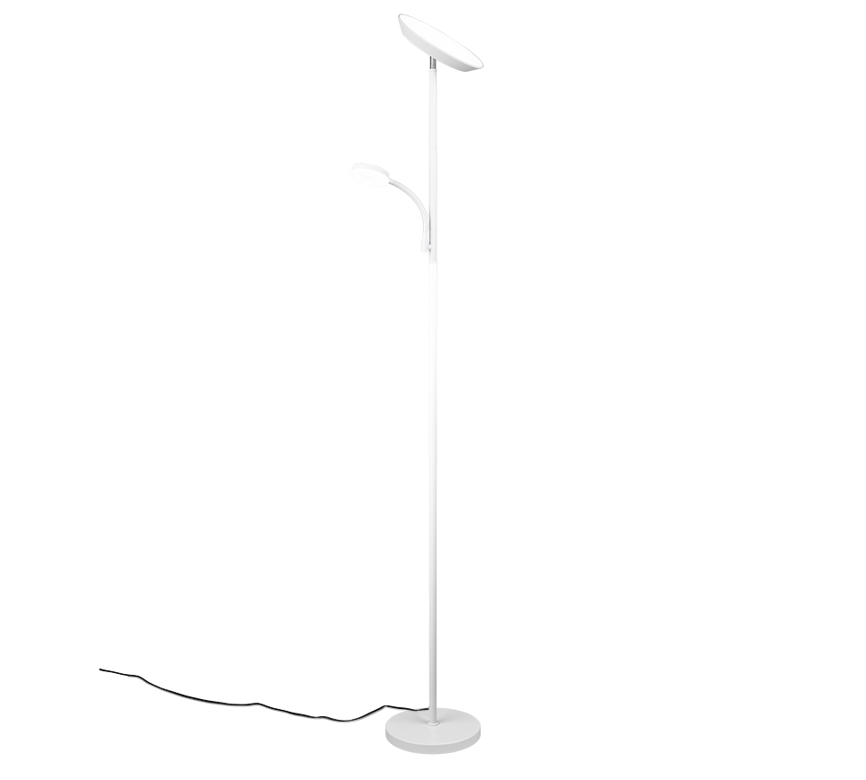 SPECTER | Floor lamp | White mat | Metal