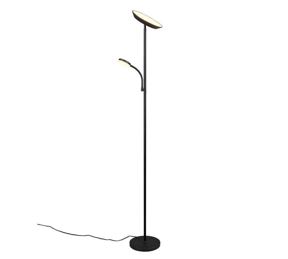 SPECTER | Floor lamp | Black mat | Metal