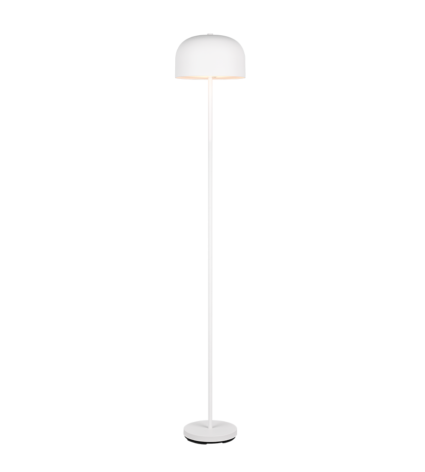 JEFF | Floor lamp | White mat | Metal