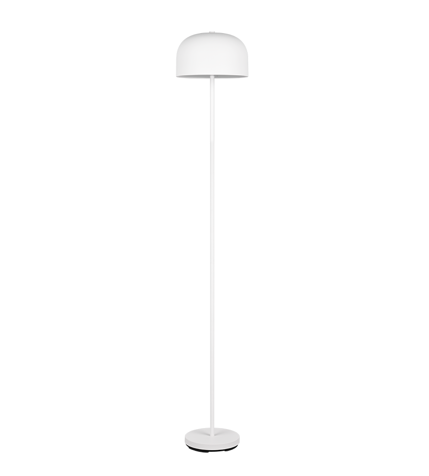 JEFF | Floor lamp | White mat | Metal
