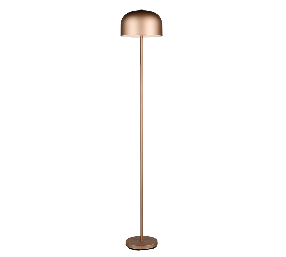 JEFF | Floor lamp | Coffee | Metal