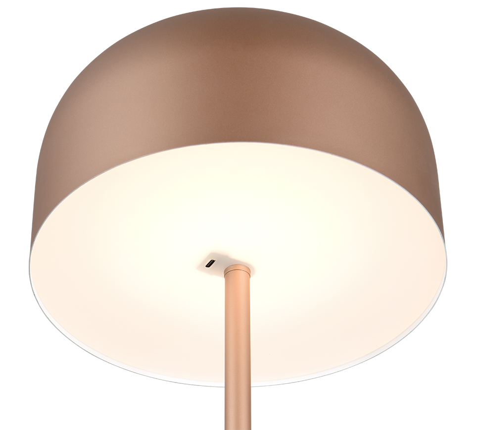 JEFF | Floor lamp | Coffee | Metal