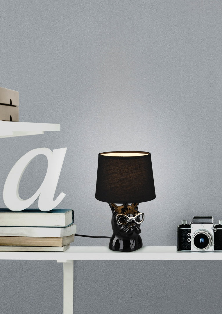 DOSY | Table lamp | Black | Ceramic