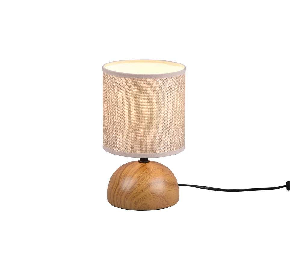 LUCI | Table lamp | Wood imitation | Ceramic