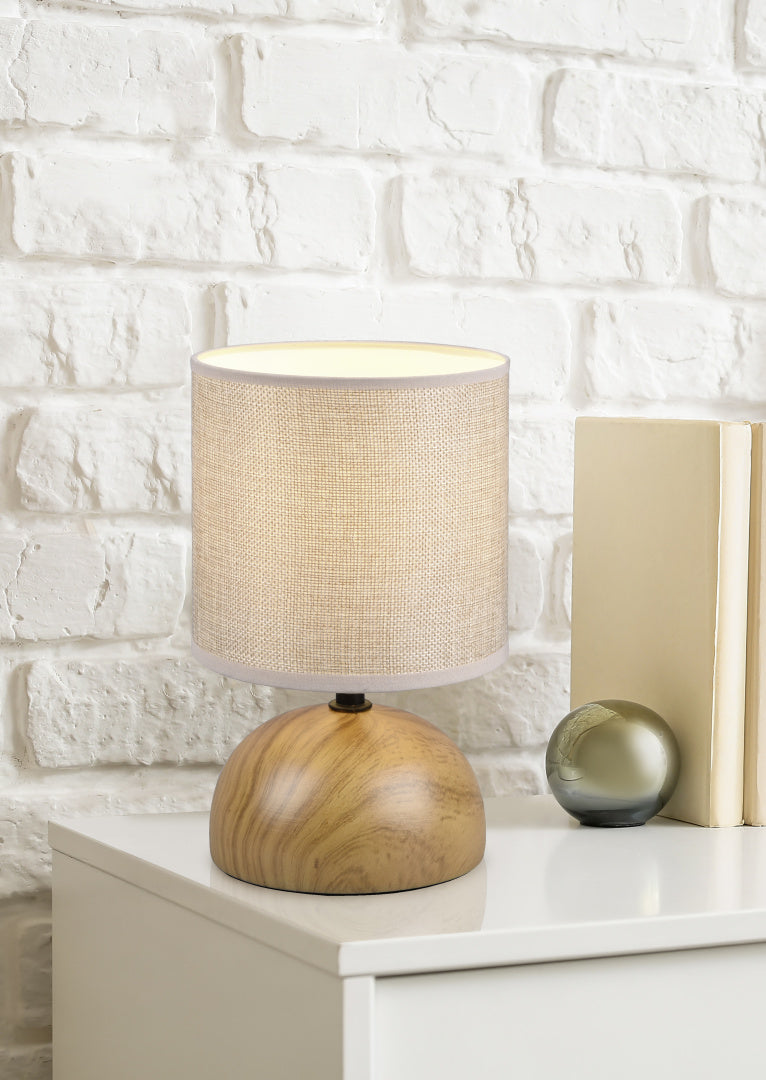 LUCI | Table lamp | Wood imitation | Ceramic