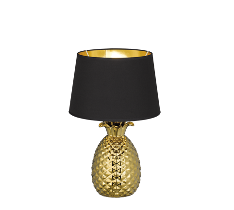 PINEAPPLE | Table lamp | Gold | Ceramic