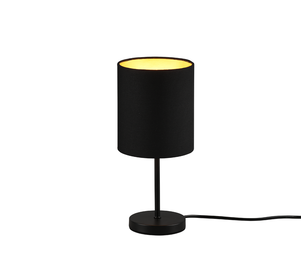 JERRY | Table lamp | Schwarz-Gold | Metal