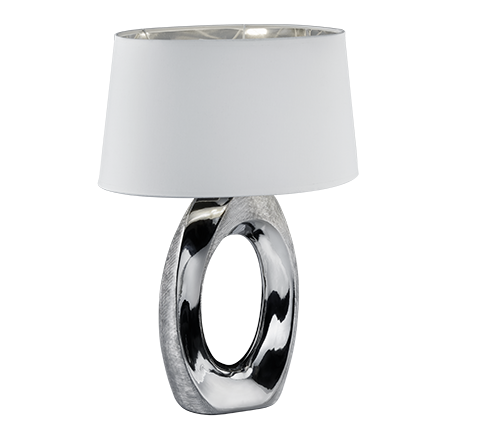 TABA | Table lamp | Silver | Ceramic