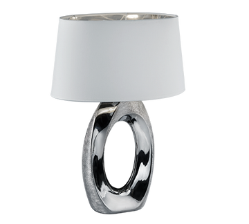 TABA | Table lamp | Silver | Ceramic