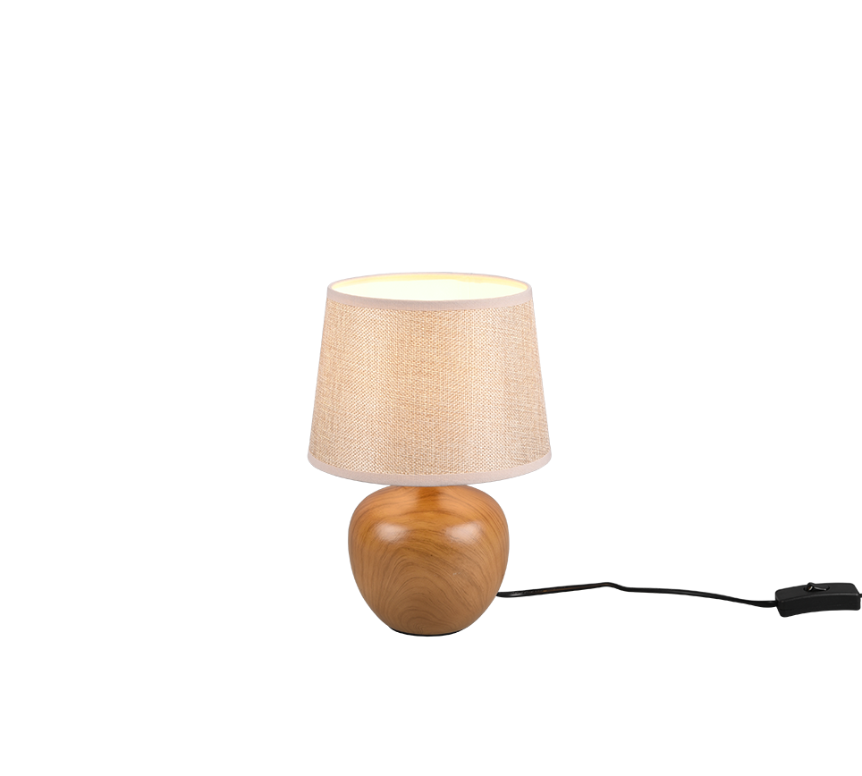 LUXOR | Table lamp | Wood imitation | Ceramic