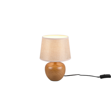LUXOR | Table lamp | Wood imitation | Ceramic