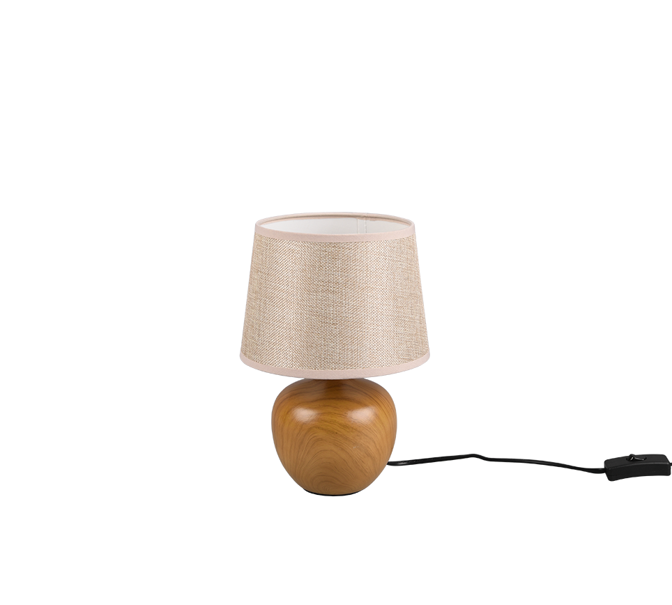 LUXOR | Table lamp | Wood imitation | Ceramic
