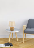 LUXOR | Table lamp | Wood imitation | Ceramic