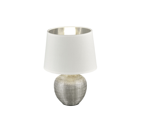 LUXOR | Table lamp | Silver | Ceramic