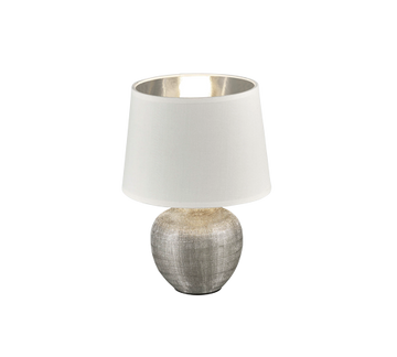 LUXOR | Table lamp | Silver | Ceramic