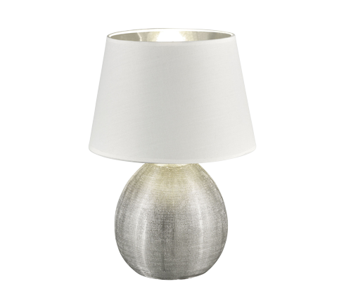 LUXOR | Table lamp | Silver | Ceramic