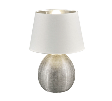 LUXOR | Table lamp | Silver | Ceramic