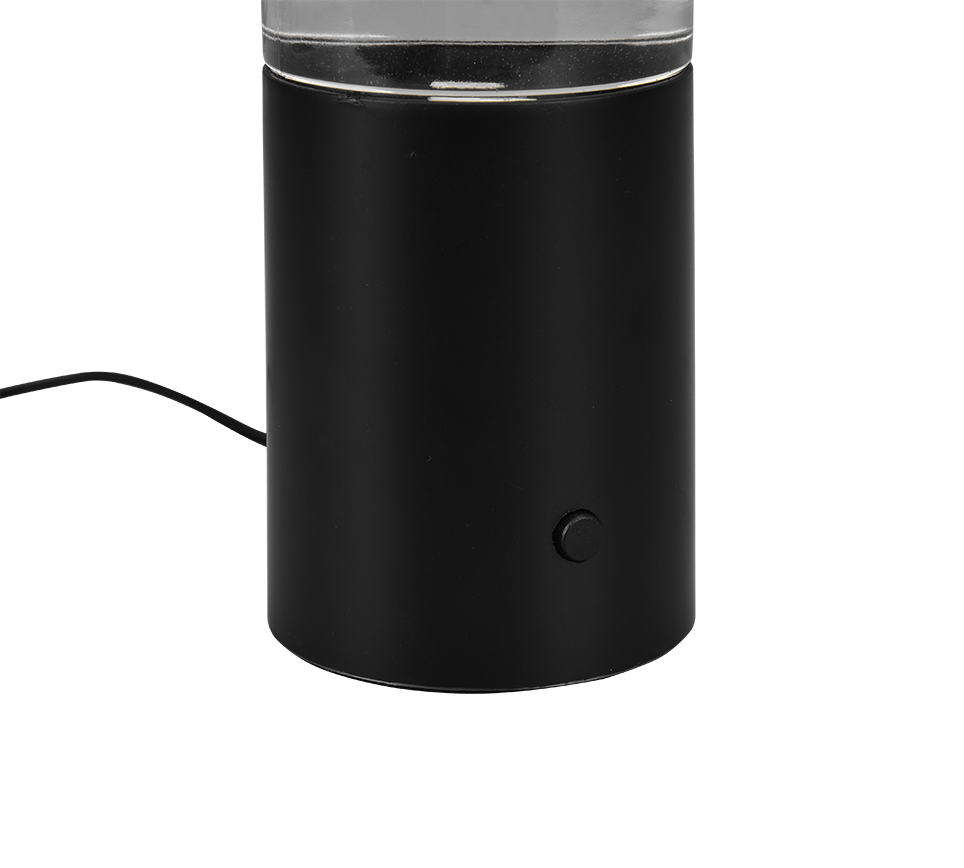 TORNADO | Table lamp | Black mat | Plastic