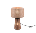 STRAW | Table lamp | Brown | Strohgeflecht