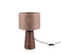 STRAW | Table lamp | Brown | Strohgeflecht