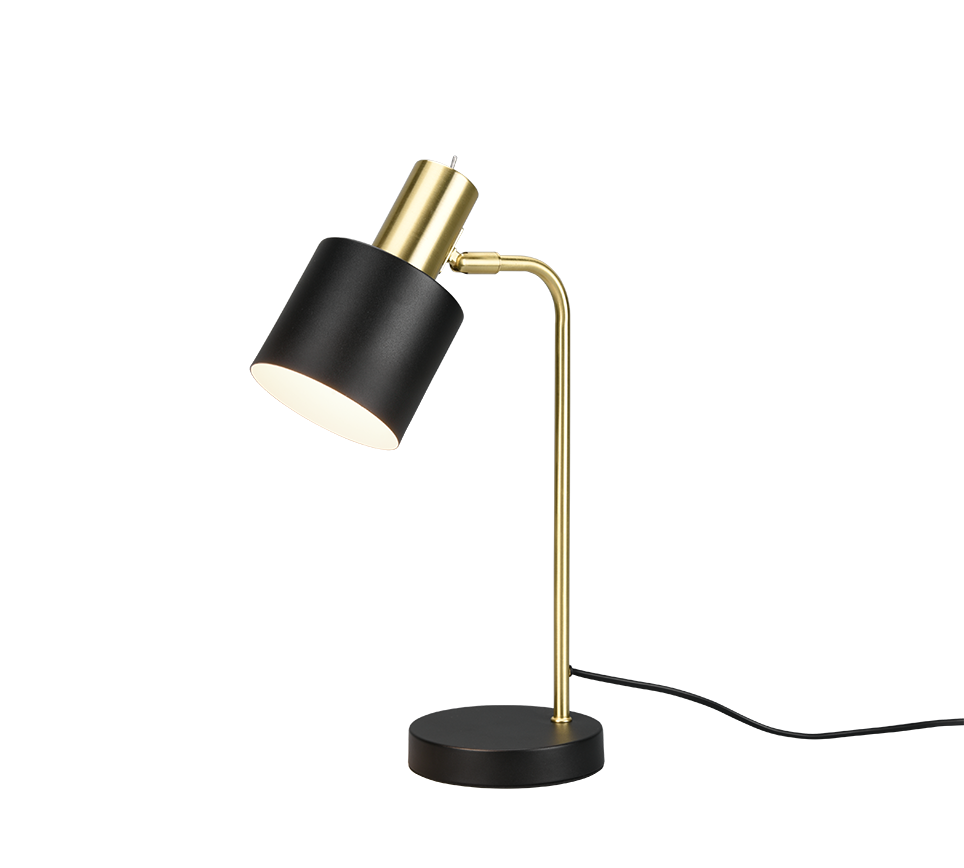 ADAM | Table lamp | Schwarz-Gold | Metal