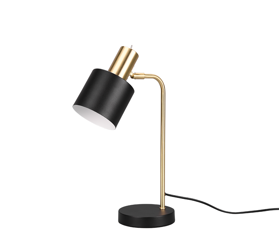 ADAM | Table lamp | Schwarz-Gold | Metal
