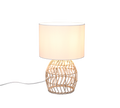 RIKE | Table lamp | Natural finish | Rattan meshwork