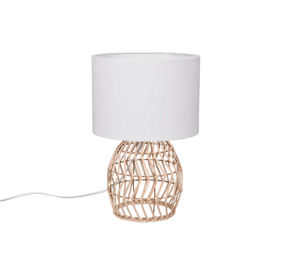 RIKE | Table lamp | Natural finish | Rattan meshwork
