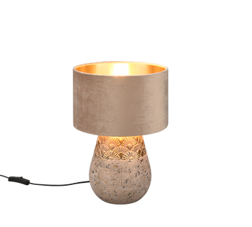 KIRAN | Table lamp | Grey | Ceramic