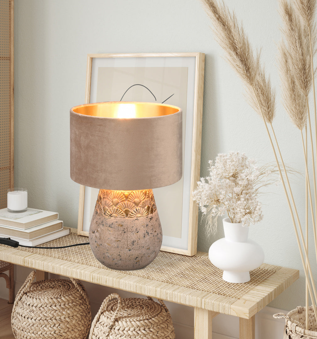 KIRAN | Table lamp | Grey | Ceramic