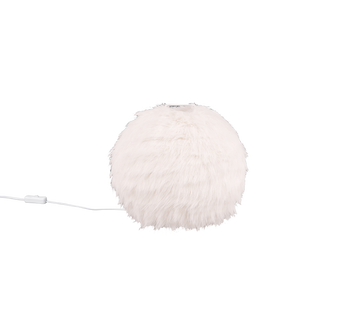 FURRY | Table lamp | White | Synthetik Plüsch