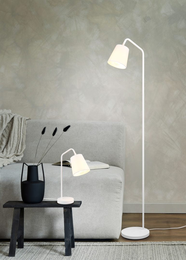 BUDDY | Table lamp | White mat | Metal