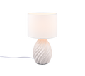 MELVA | Table lamp | White mat | Ceramic