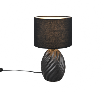 MELVA | Table lamp | Black mat | Ceramic