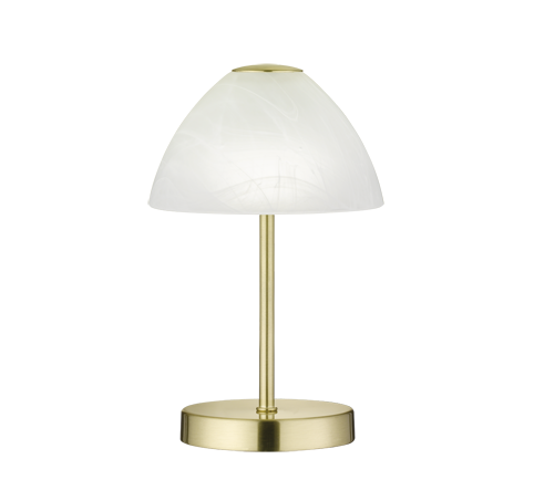 QUEEN | Table lamp | Brass mat | Metal