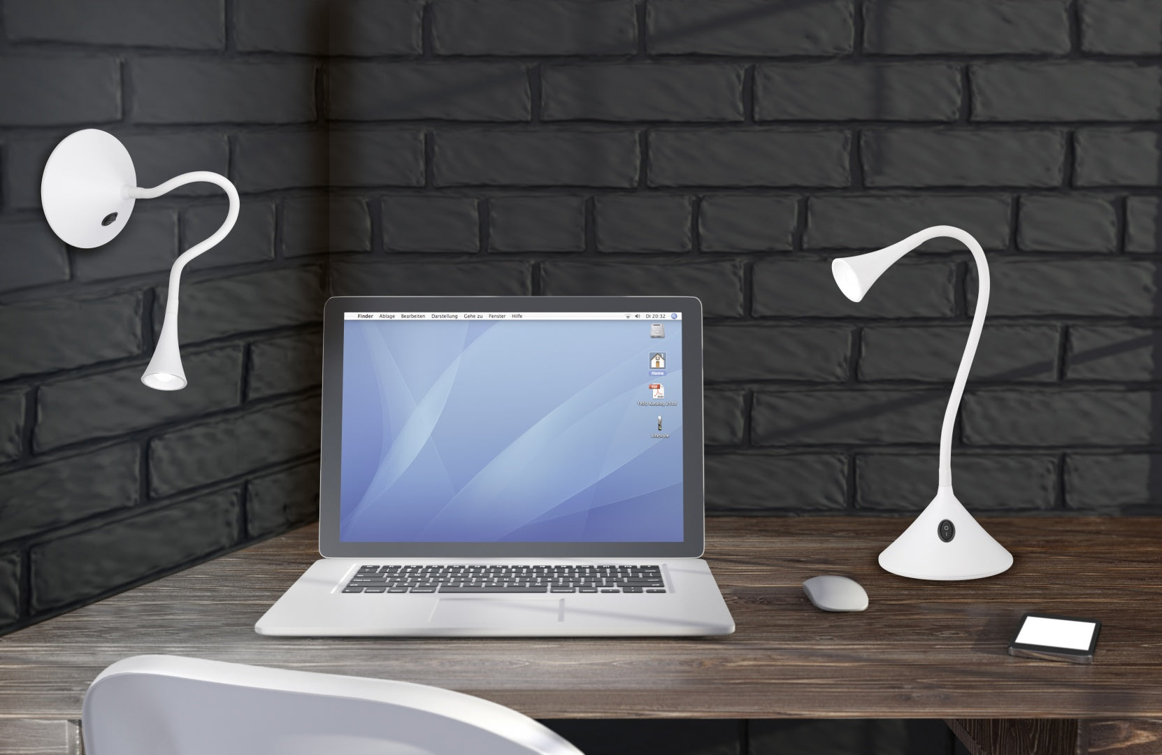 VIPER | Table lamp | White | Plastic