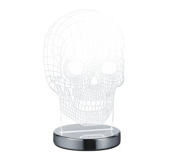 SKULL | Table lamp | Chrome | Metal