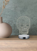 SKULL | Table lamp | Chrome | Metal