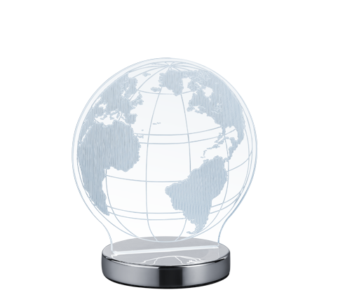 GLOBE | Table lamp | Chrome | Metal