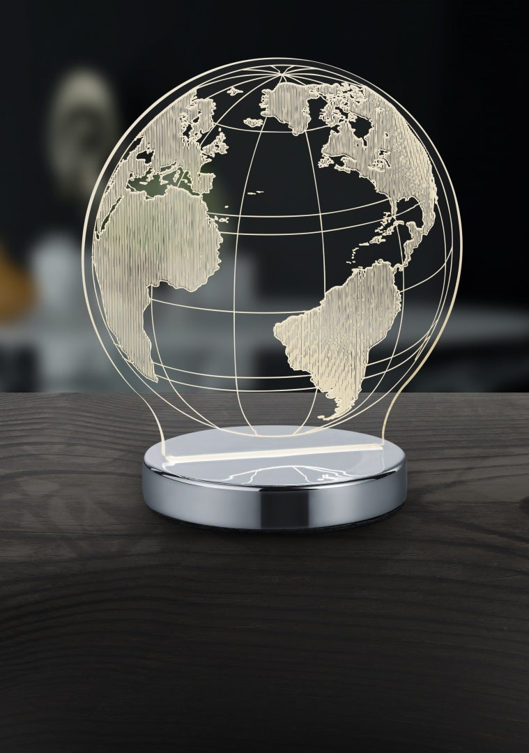 GLOBE | Table lamp | Chrome | Metal