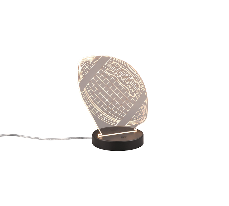 FOOTBALL | Table lamp | Black mat | Metal