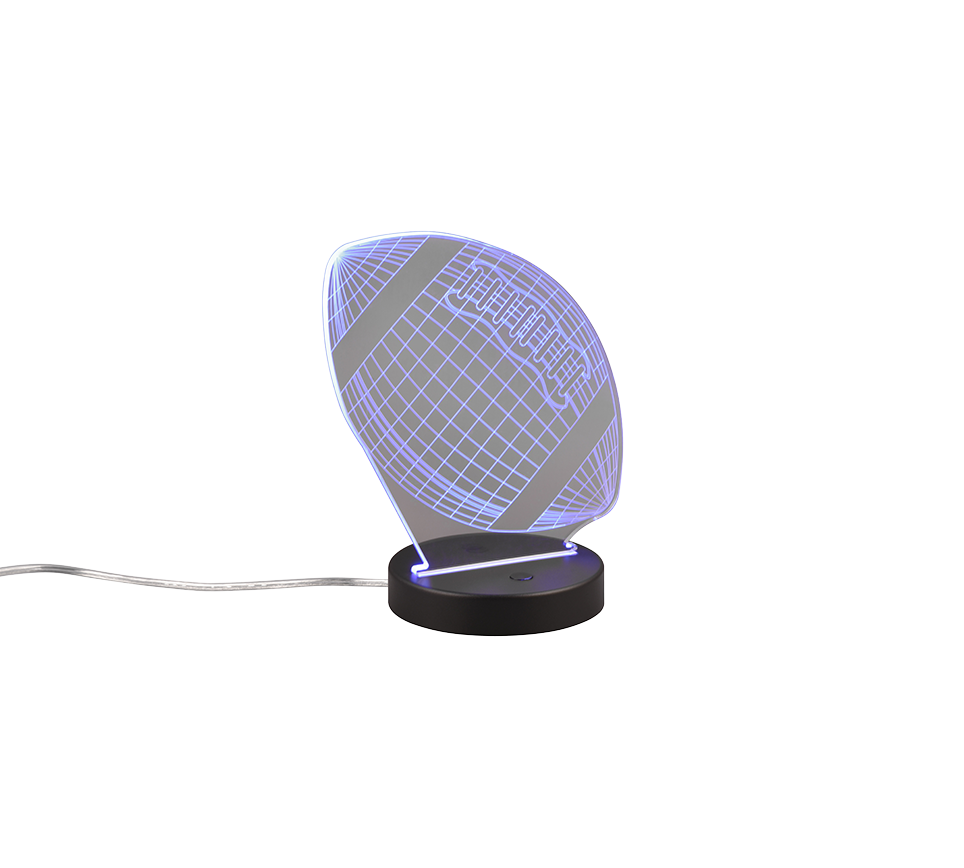 FOOTBALL | Table lamp | Black mat | Metal