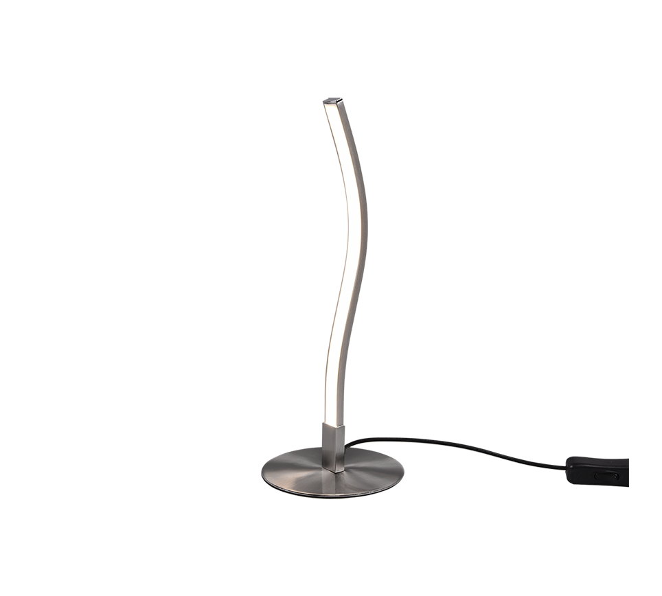 SNAKE II | Table lamp | Nickel mat | Metal