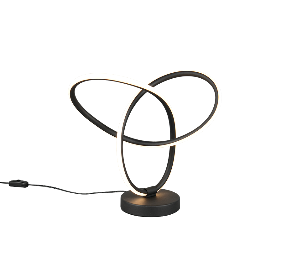 LANDO | Table lamp | Black mat | Metal