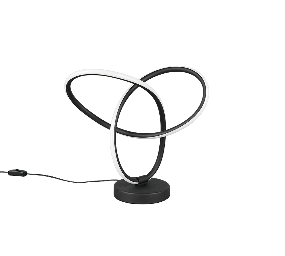 LANDO | Table lamp | Black mat | Metal