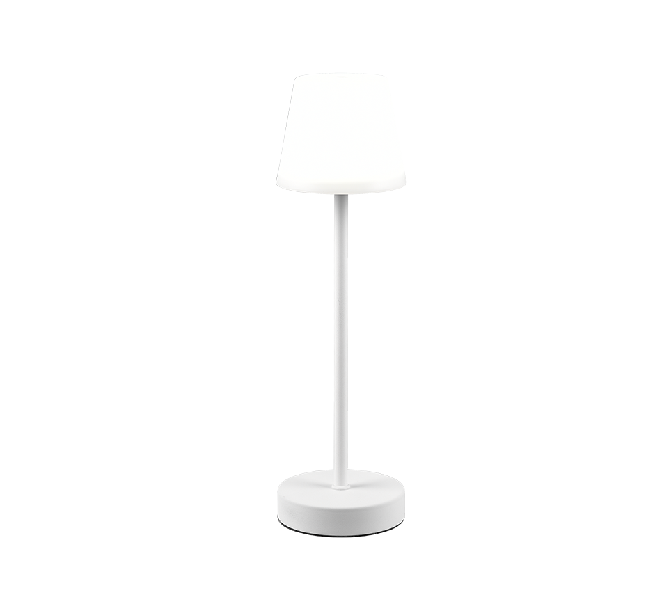 MARTINEZ | Table lamp | White mat | Plastic