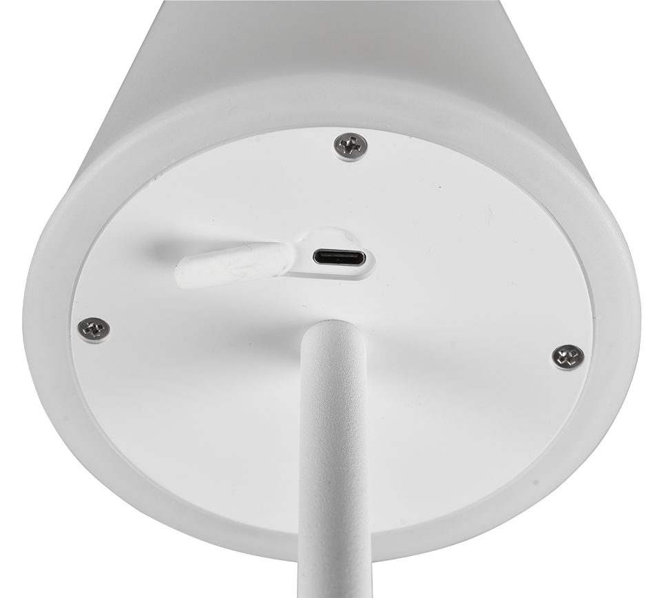 MARTINEZ | Table lamp | White mat | Plastic